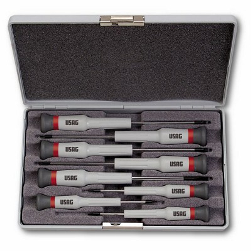 329 NTX/S8 Набор из 8 отверток для винтов TORX, USAG (Италия)