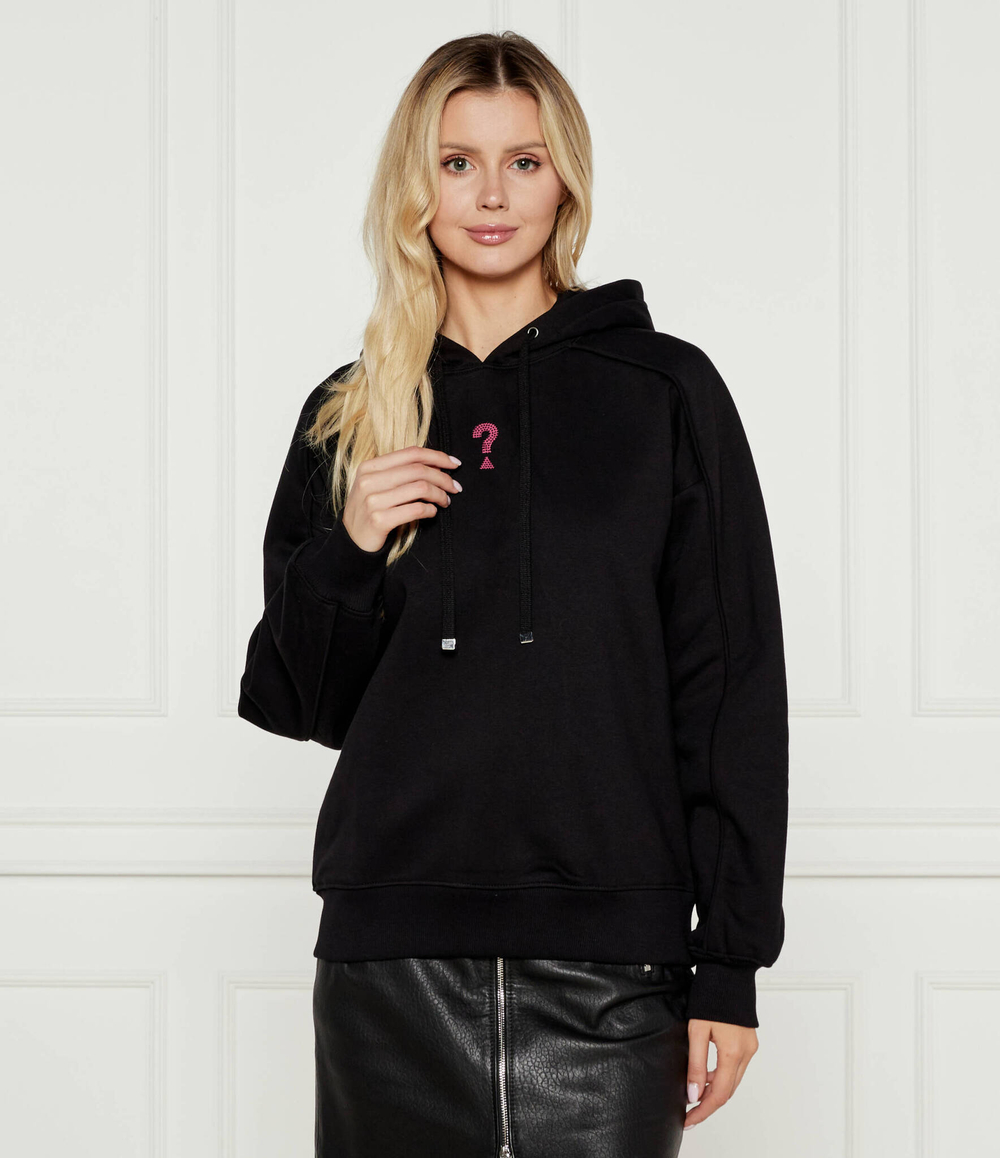 Худи ROSES GUESS - черный(W4BQ05 KBY51)