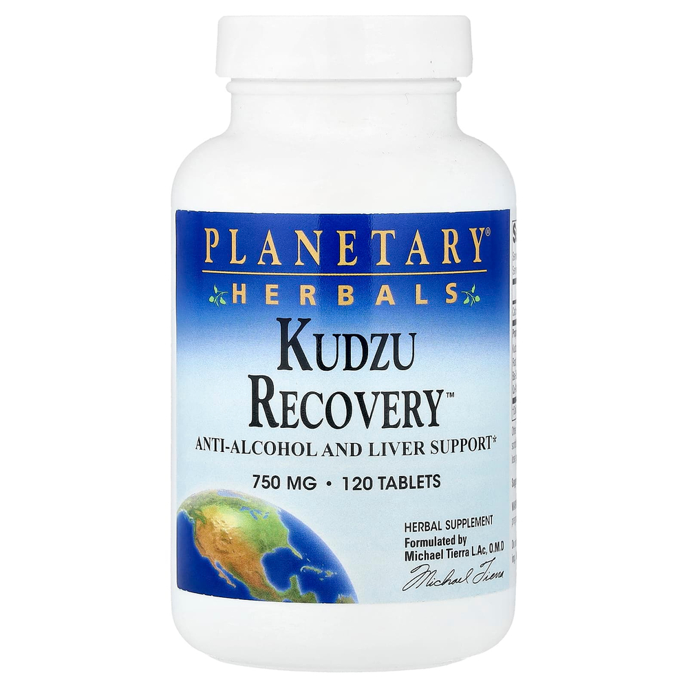 Planetary Herbals, Kudzo Recovery™, 120 таблеток