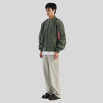 Бомбер Alpha Industries Logo L-2B Hunter Relaxed Field Grey (Полевой Серый)