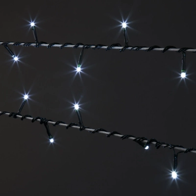 Новогодняя гирлянда нить белый 10м IP20 400-002 белый, LED