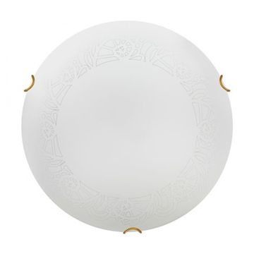Светильник стекло/белое/золото 7602/DL LED 48Вт 4000K D405 IP20 Snok SN Ammonite Sonex