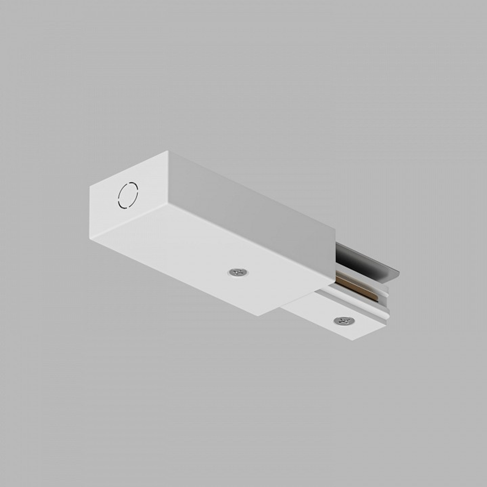 Токопровод концевой Denkirs DK Track White TR1100-WH