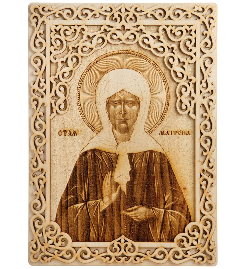 Народные промыслы КД-13/308 Икона с окладом «Святая Матрона»