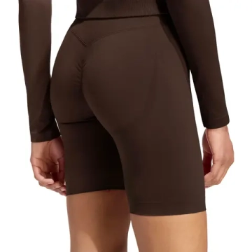 Женские Шорты теннисные Adidas Workout Essentials Scrunch Knitted - aurora cofee