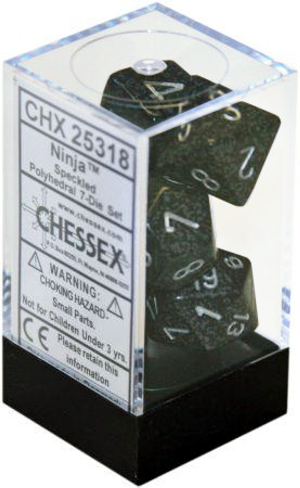 Chessex 7-dice set Ninja