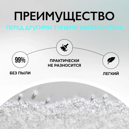 Набор  силикагелевый наполнитель и сменное дно для автоматического лотка Purobot Crystal Duo