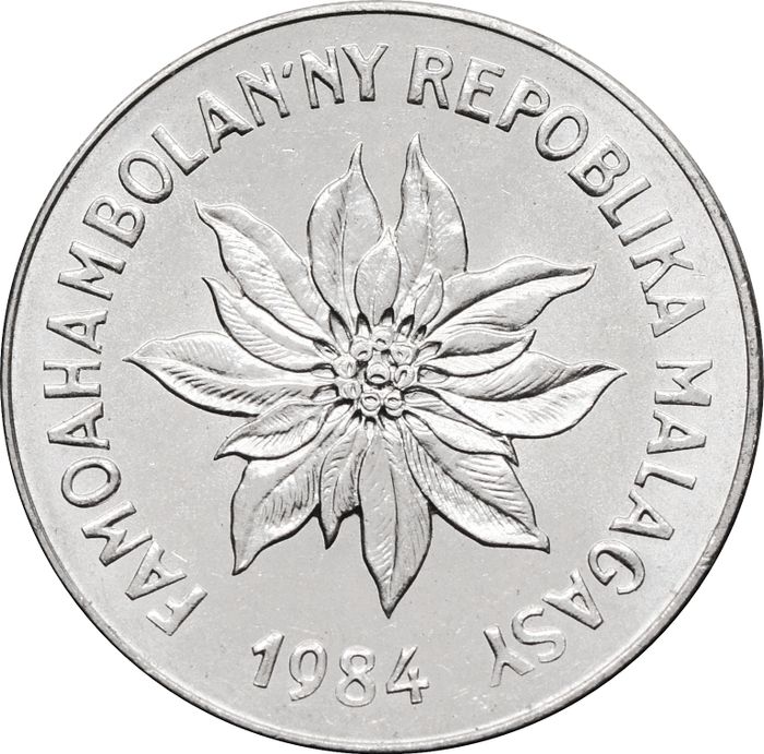 5 франков 1984 Мадагаскар