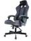 Кресло игровое Knight Terminator синий Light-27 крестов. металл
