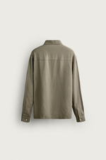 ПОЛО КЛАССИЧЕСКОГО КРОЯ ИЗ ВИСКОЗЫ И ЛЬНА — ZARA