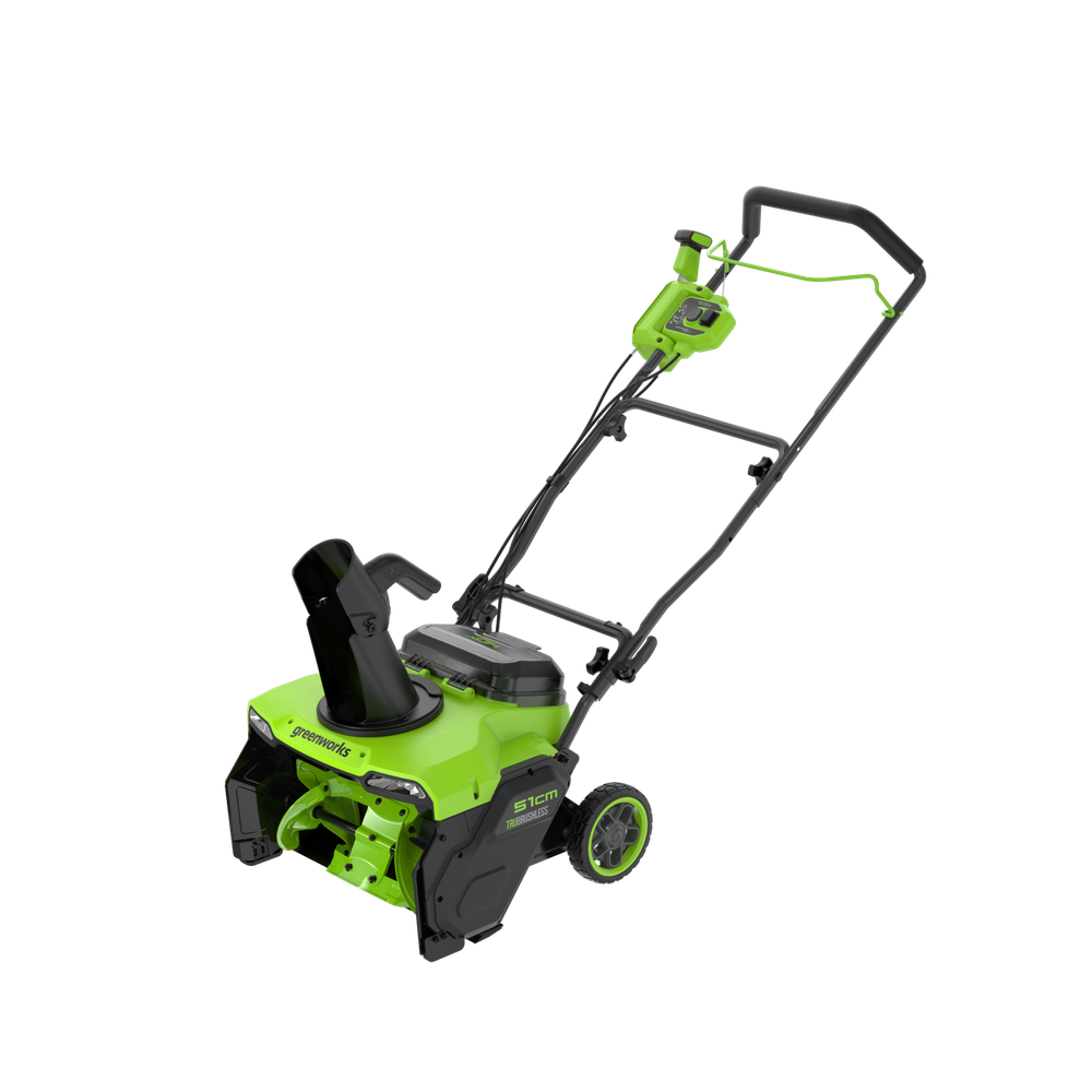 Снегоуборщик аккумуляторный бесщеточный Greenworks GD40STX2, 40V, 51 см, с 1хАКБ 5 Ач и ЗУ (2603407UG)