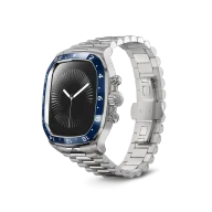 Корпус для Apple Watch CRCS46 - Серебристый/Синий