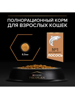 Корм для кошек Лосось 1,5кг