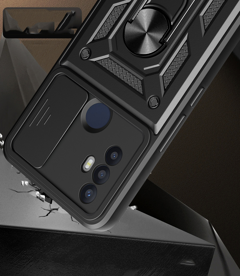Чехол с кольцом Bumper Case для TCL 30 SE/305/306