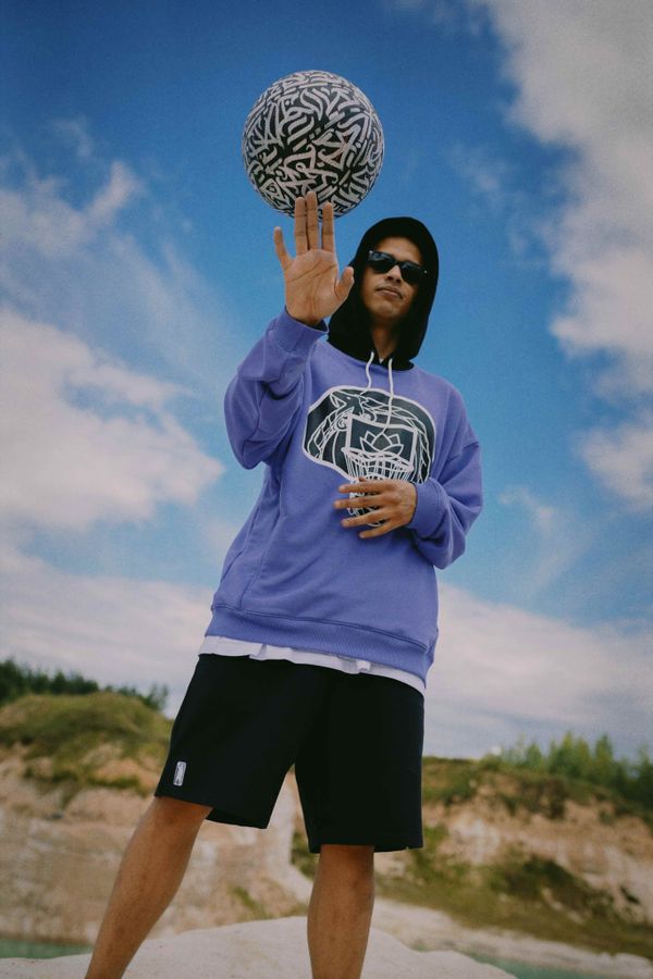 Худи TNDMTND BALLER Фиолетовый - фото 3