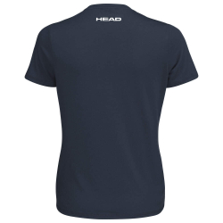Женская теннисная футболка Head Club Basic T-Shirt - небесный