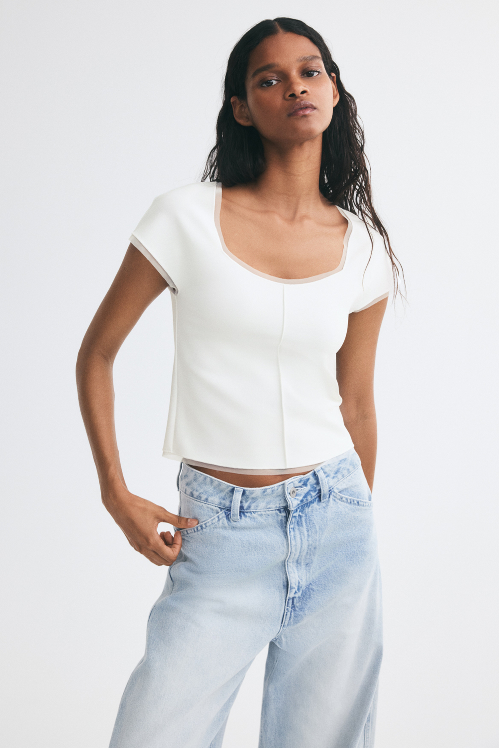 Топ из джерси Ponte di Roma - H&M