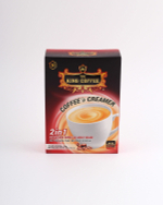 Растворимый вьетнамский кофе King Coffee and Creamer (кофе и сливки, 2 в 1), 5 упаковки по 15шт.