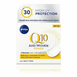 Дневной крем против морщин Nivea Q10 Anti-Wrinkle Power Extra SPF 30 с креатином 50 мл (Из Финляндии)