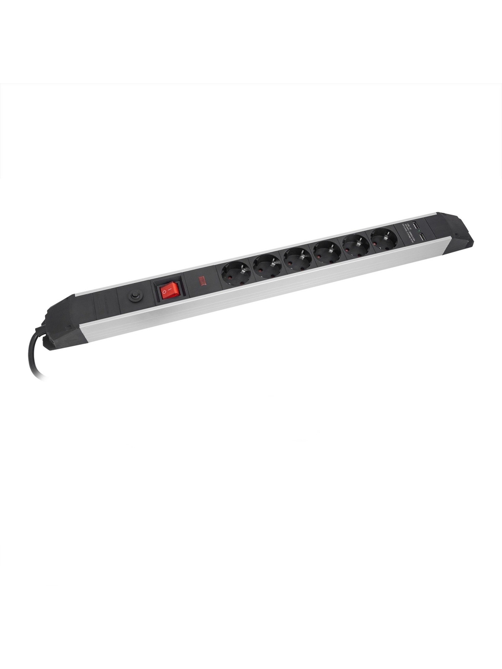 Сетевой фильтр СТАРТ  С/УД-Ф SP 6x1 ZDVT 2USB, черный, серия PROTECT