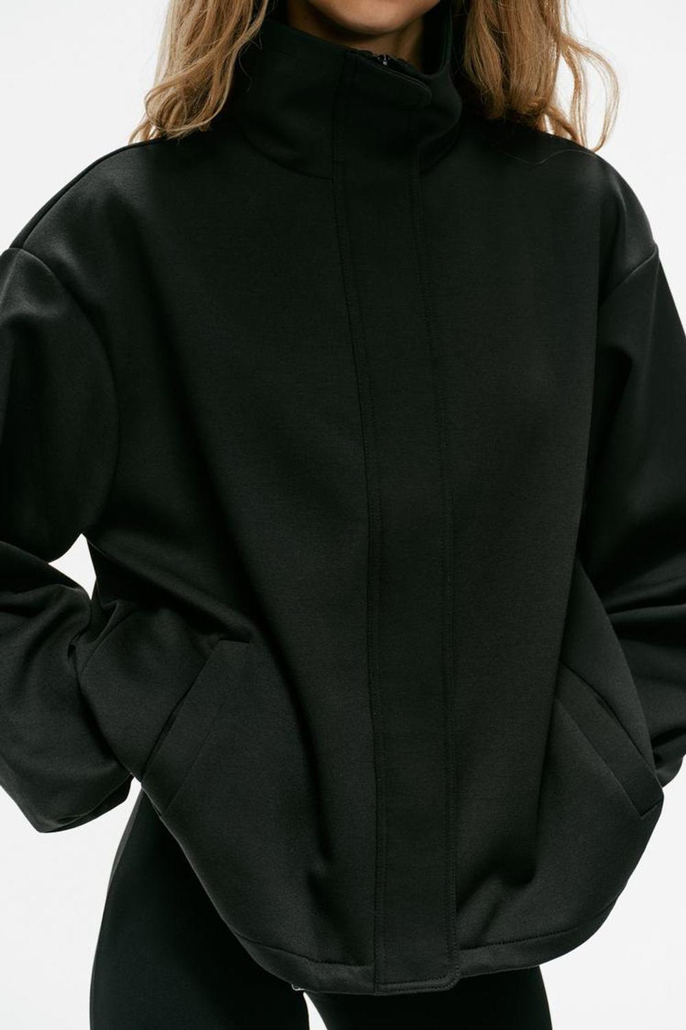 ZARA ТЕХНИЧЕСКИЙ БОМБЕР, ЧЕРНЫЙ
