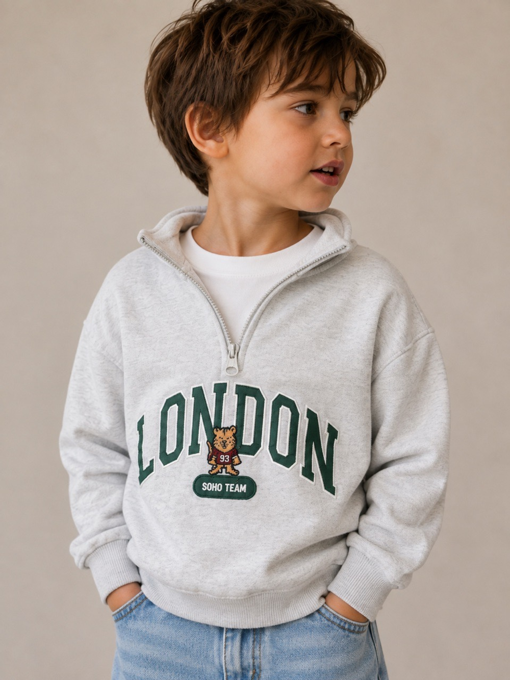 Хлопковый свитшот Zara, 110