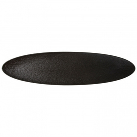 БЛЮДО овальное 19'' 485х115мм, черный "Corone Grafica