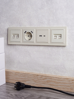 BRITE Розетка USB A+C 18Вт РЮ11-1-БрКр бежевый IEK