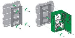 Шкаф EVLINK PKG GREY 7 кВт, T2S-TE, RFID (EVP2PE74ER)