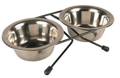 Подставка c мисками 2 х 0.75 л, металл, Trixie