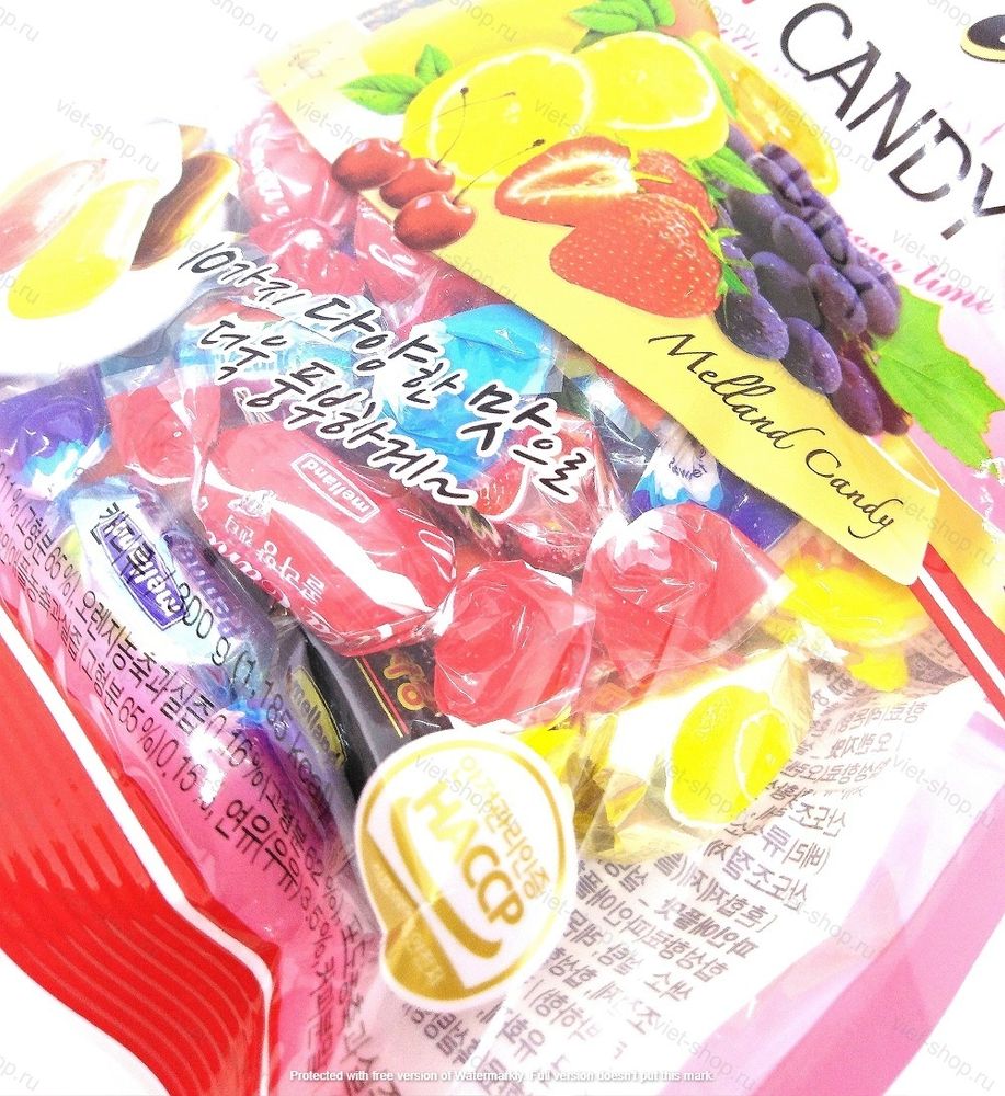 Карамель ассорти "New Assorted Candy", Melland, 300гр.