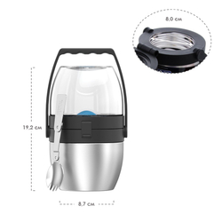 Термос для еды Thermos TS-3430 SS (1,06 литра), для холодного и горячего, стальной