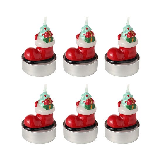 Набор декоративных свечей festive stocking из коллекции new year essential