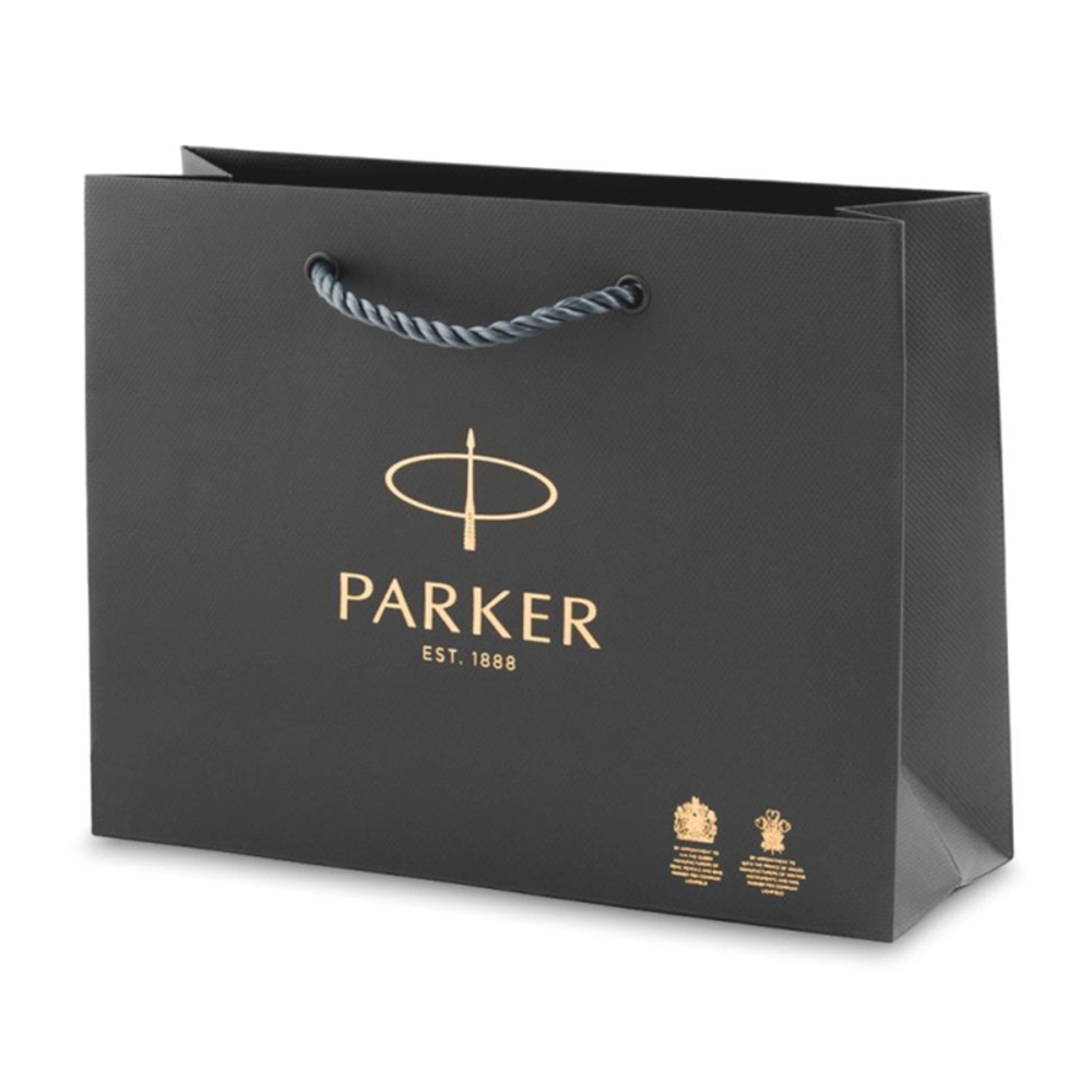 Подарочный набор: Шариковая ручка Parker Jotter M + Ежедневник черный