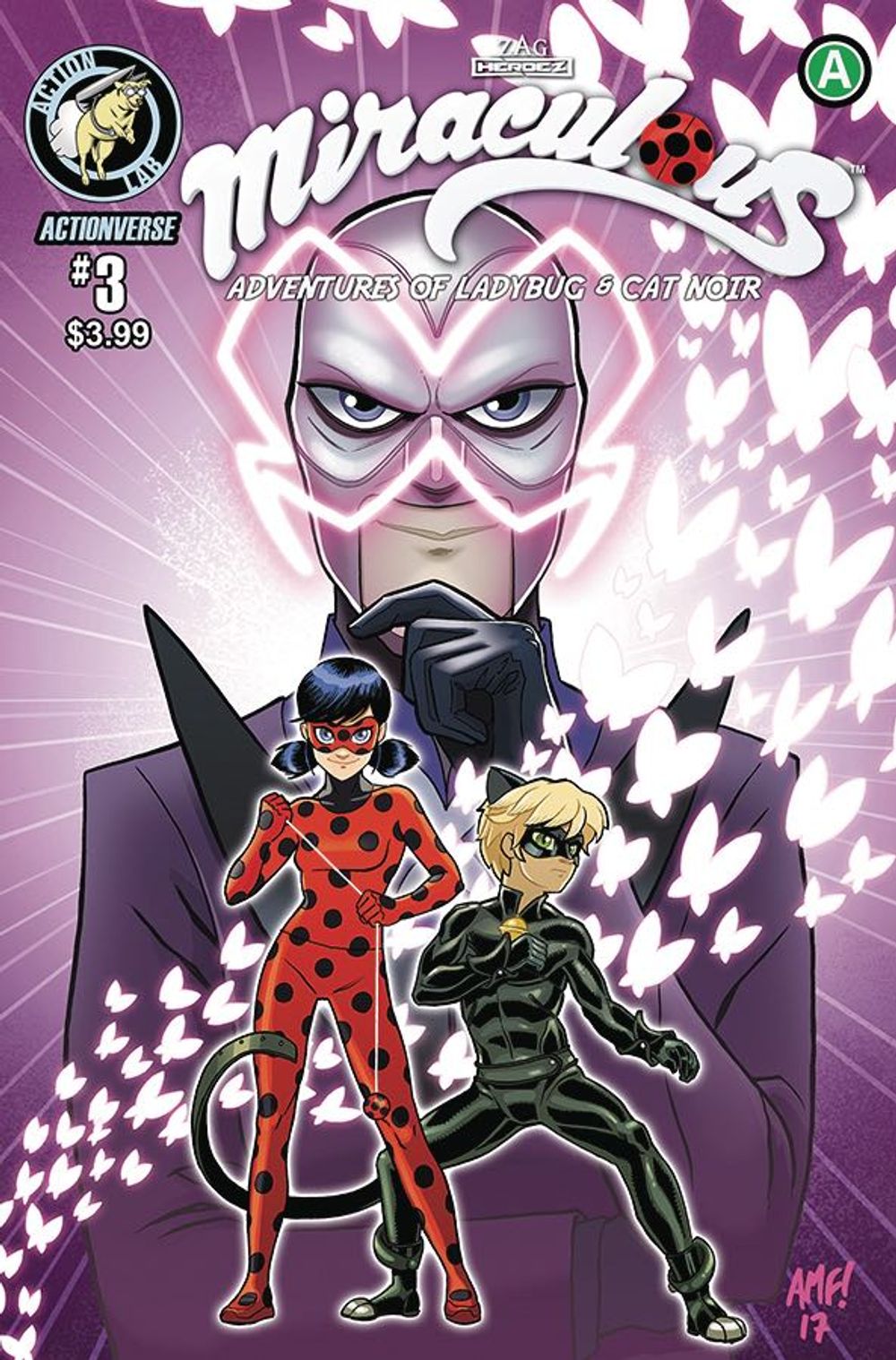 Рандомный Комикс сингл Miraculous: Tales of Ladybug & Cat Noir (с автографом)