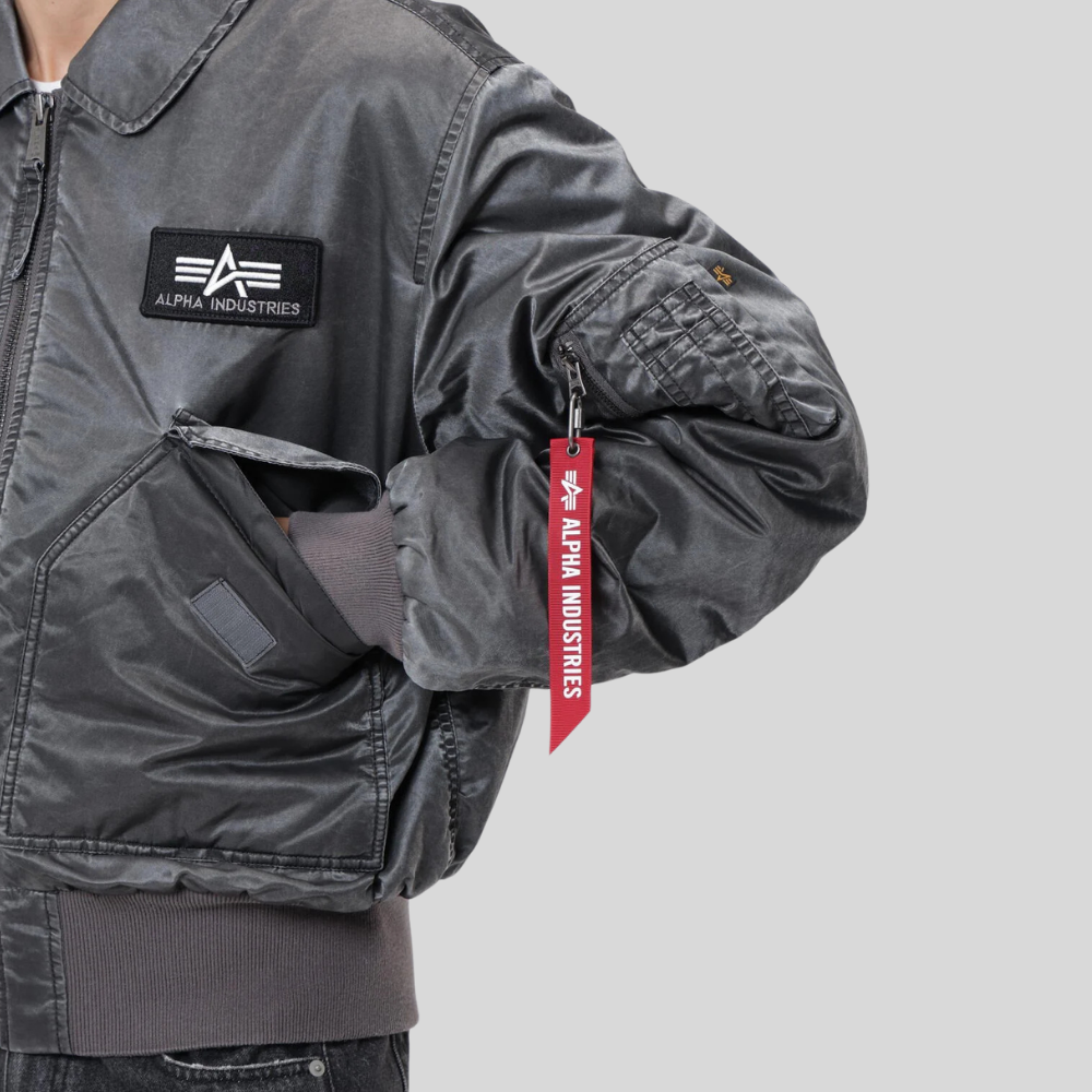Куртка Alpha Industries CWU 45/P Battlewash Flight Jacket Black (Черный)