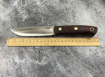 Нож Fox, D2, микарта, красно-черная, насечка, 228.1254 конв