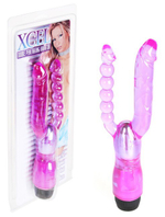 Вибратор двойной Double Penetrating (фиолетовый) (Цвет: фиолетовый)