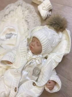 Конверт на выписку для новорожденных зимний