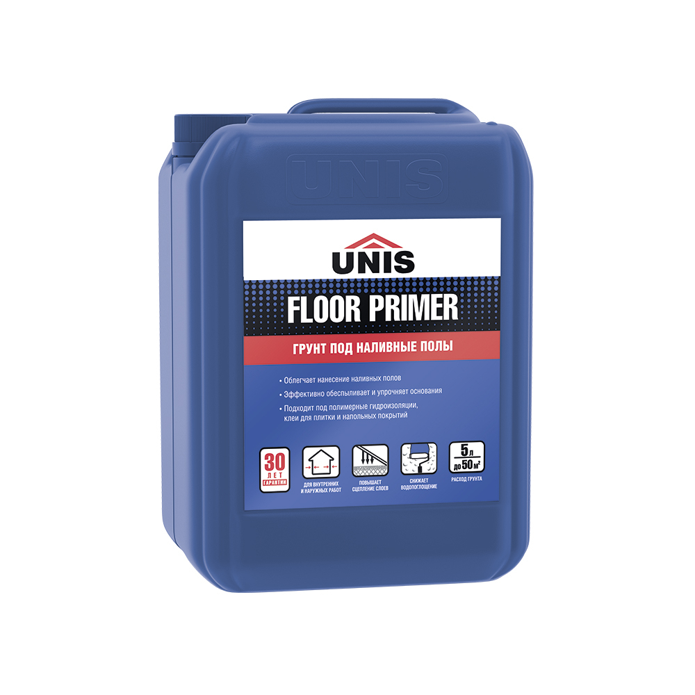 Грунт UNIS UP-16 Floor primer под наливные полы 5л