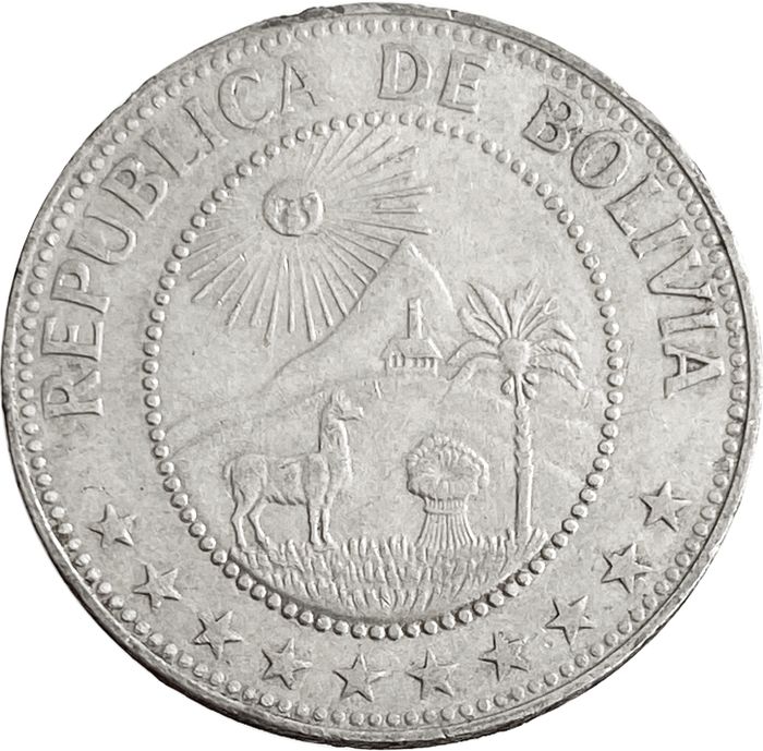 50 сентаво 1967 Боливия