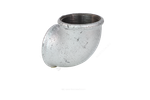 Угольник проходной чугун оц Ду 15 (1/2") ВР/ВР Fittex