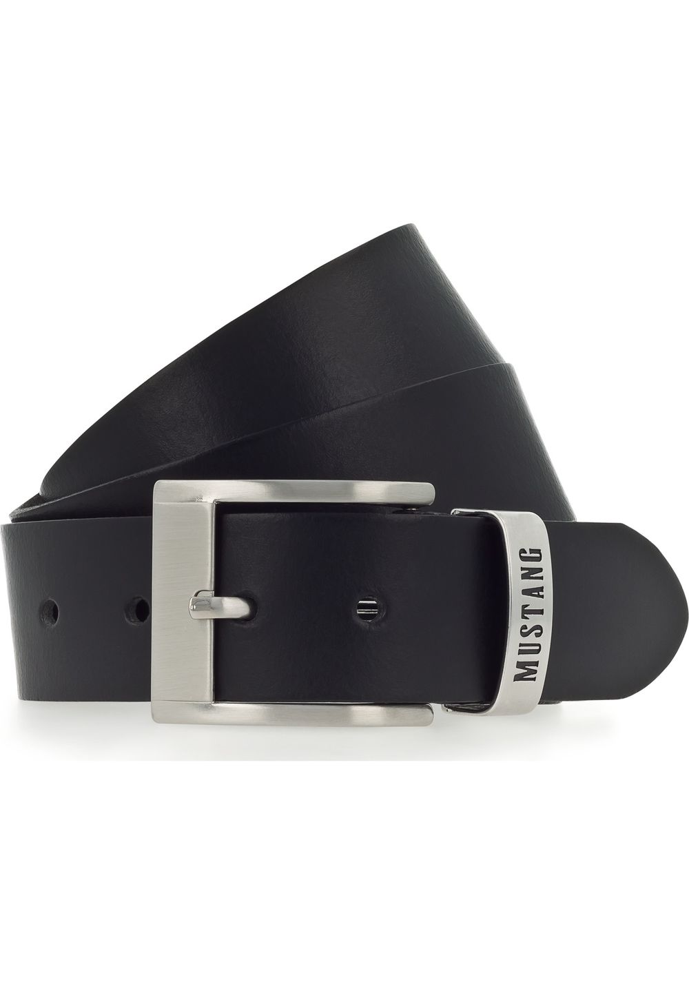 Ремень 40 mm with metal loop and buckle in brushed nickel MG2164L15-0791
