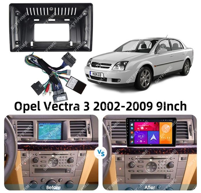 Магнитола для Opel Vectra 2002-2008 - Kuberg SF-9312 QLed+2K, Android 13, Быстрейшая, CarPlay, 4G SIM-слот