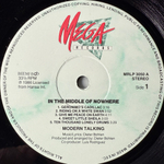Modern Talking ‎– In The Middle Of Nowhere - The 4th Album (Скандинавия 1986г.)