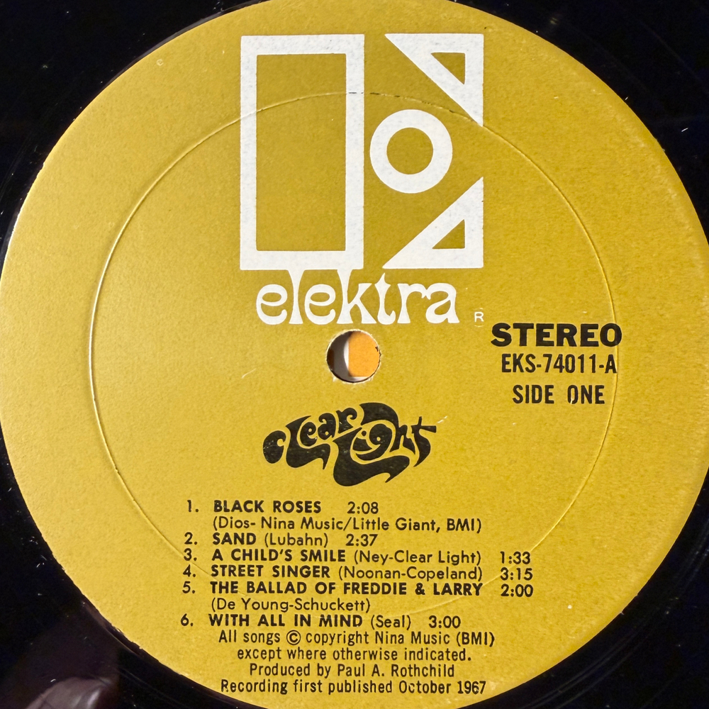 Clear Light – Clear Light (США 1967г.) Т