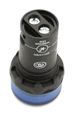 Лампа синяя со встроенным светодиодом ABB CL-502L, 24ВAC/DC 1SFA619402R5024