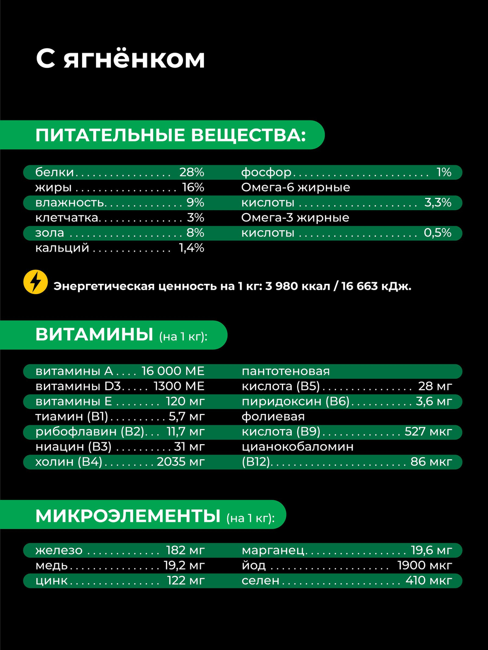 Quattro корм для щенков породы Померанский шпиц, с ягненком, 6 кг, QUATTRO