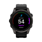 Умные часы Garmin Epix Pro (Gen 2), 42mm, Sapphire Edition Carbon Gray DLC Titanium with Black Band (010-02802-15)