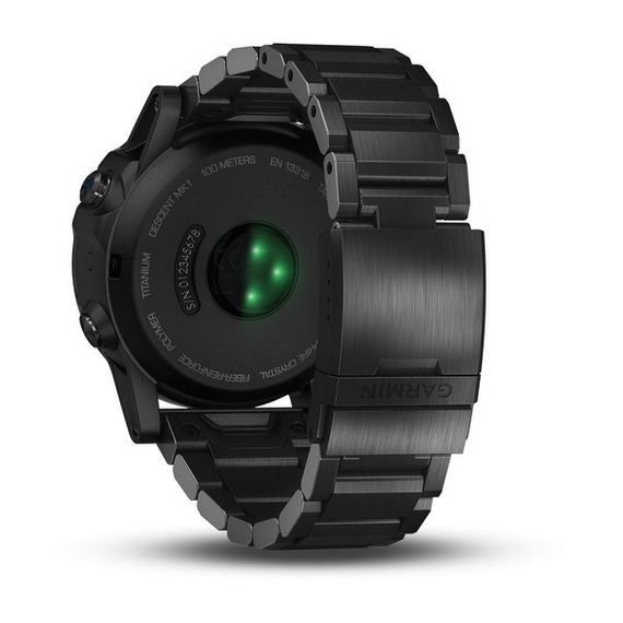 Умные часы - дайвинг компьютер Garmin Descent Mk1 Sapphire серые с титановым ремешком